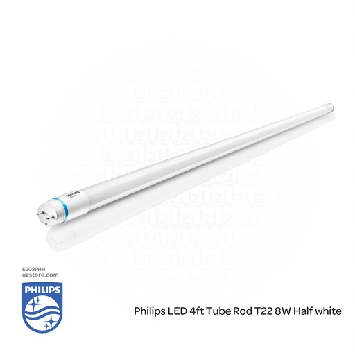 [E608PHH] PHILIPS LED 4FTt Tube Bulb ROD T8 22W , 4000K Cool White/ Natural White 