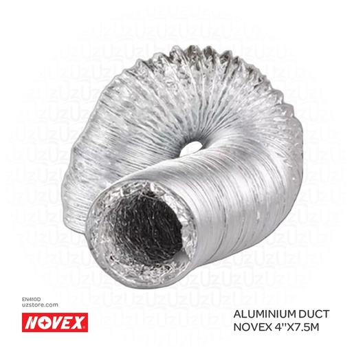 [EN410D] Aluminium Duct 4''x7.5m NV-ALD-1004
