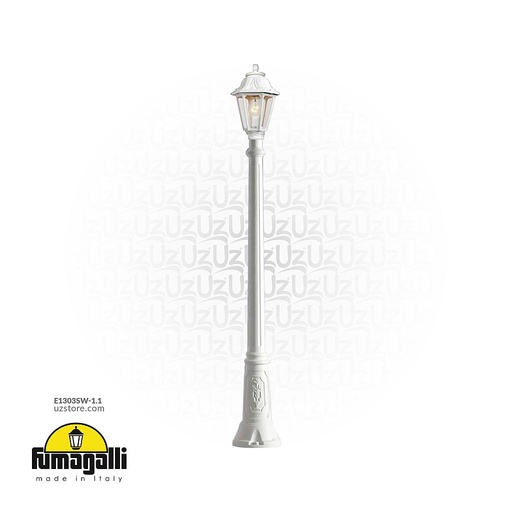 [E1303SW-1.1] FUMAGALLI ARTU'/ANNA POLE 1.1Mater CLEAR E27  WH Made in Italy 
