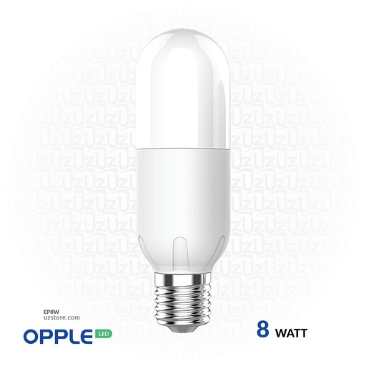 [EP8W] OPPLE LED Stick Lamp E27 8W , 3000K Warm White 800008012400