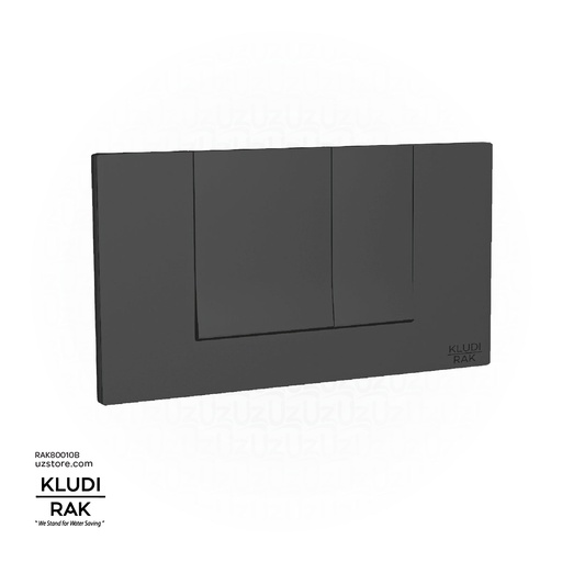[RAK80010B] KLUDI RAK Dual Flush Control Plate Bright Chrome RAK80010.BK2 Black