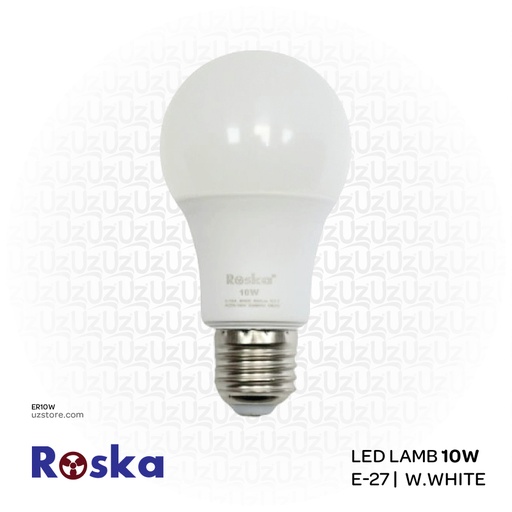 [ER10W] ROSKA 10W E-27 LED Lamb W.White