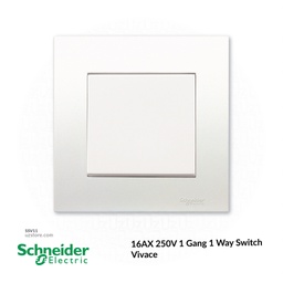 [SSV11] 1 gang switch 3*3 1way Schneider Vivace