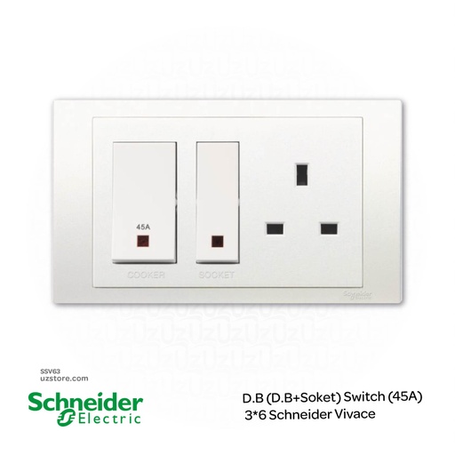[SSV63] سويك + ساكت 20A 3*6 Schneider Vivace