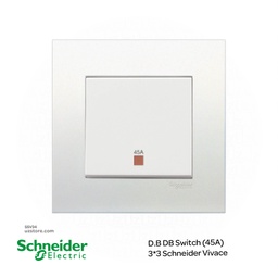 [SSV34] D.B DB Switch (45A) 3*3 Schneider Vivace