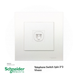 [SSV312] Telephone Switch 1pin 3*3 Schneider Vivace