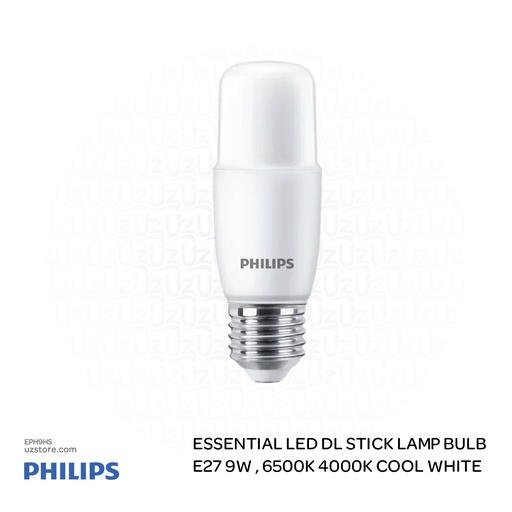 [EPH9HS] PHILIPS Essential LED DL Stick Lamp Bulb E27 9W , 4000K Cool White/ Natural White 