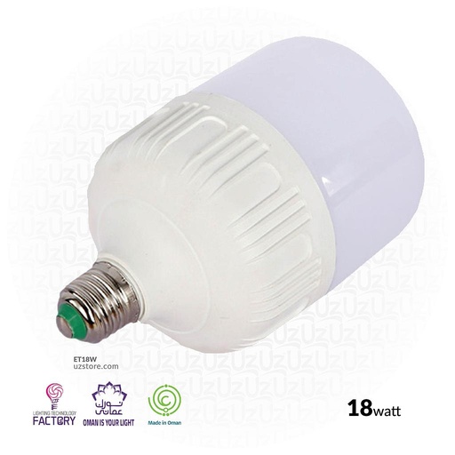 [ET18W] LTF 18W E-27 LED Lamb Omega W.White