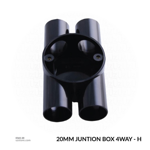 [E565-20] 20MM JUNTION BOX  (H WAY)