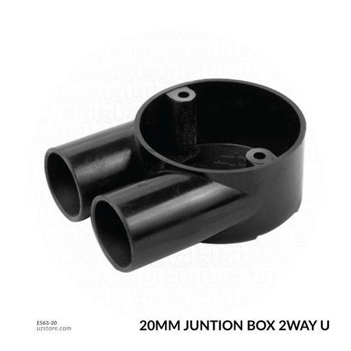 [E563-20] 20MM JUNTION BOX  (U WAY)