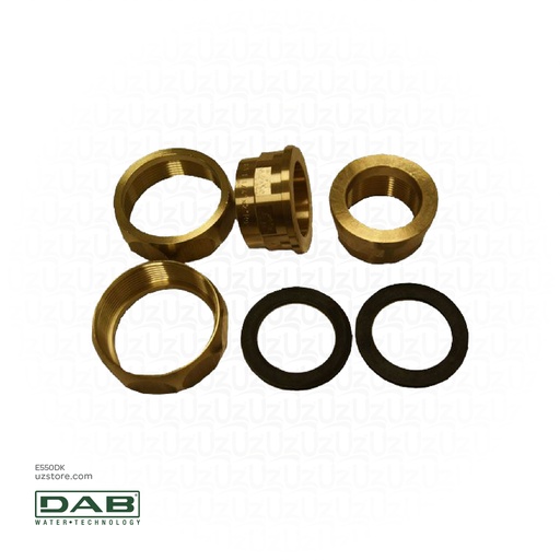 [E550DK] DAB Brass Union Kit for Circulation Pump