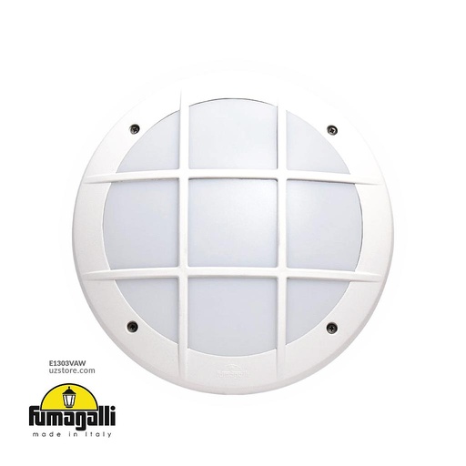 [E1303VAW] FUMAGALLI GELMI GR WALL OPAL E27 WH Made in Italy 