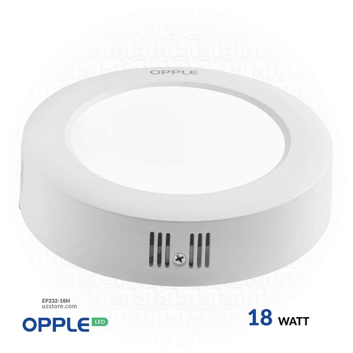 [EP232-18H] OPPLE Surface light Round  Sm-ESII R200-18W-4000-WH-NV Half white