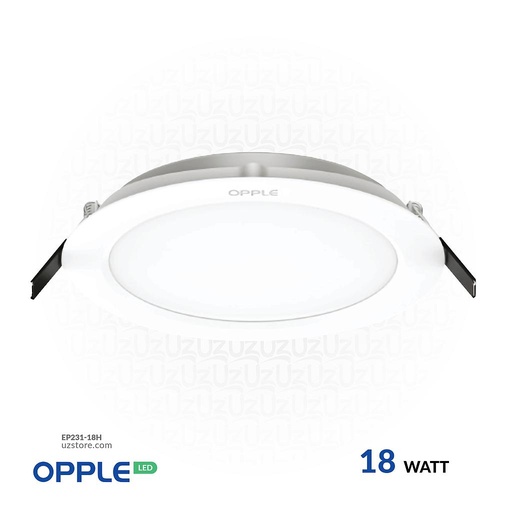 [EP231-18H] أوبل إضاءة ليد سقفية غاطسة رفيعة دائرية 18 واط، 4000 كلفن أبيض مصفر طبيعي
OPPLE Ecomax III Slim