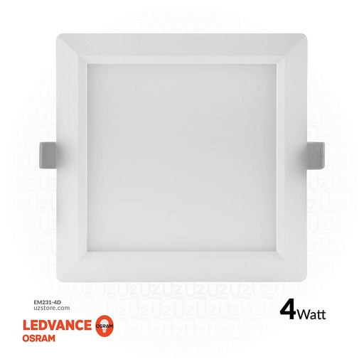 [EM231-4D] OSRAM LED SLIM PANEL DOWN LIGHT SQUARE 3" 4W Daylight 6500K