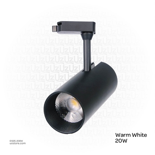 [E1225-20BW] مصباح تركيز أسود إضاءة صفراء 20 واط
