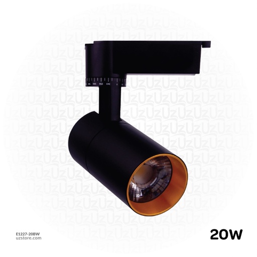 [E1226-10BW] Black Focus Light Warmlight GD142-10W