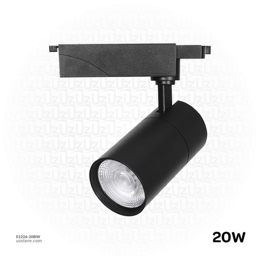 [E1226-20BW] Black Focus Light Warmlight GD142-20W