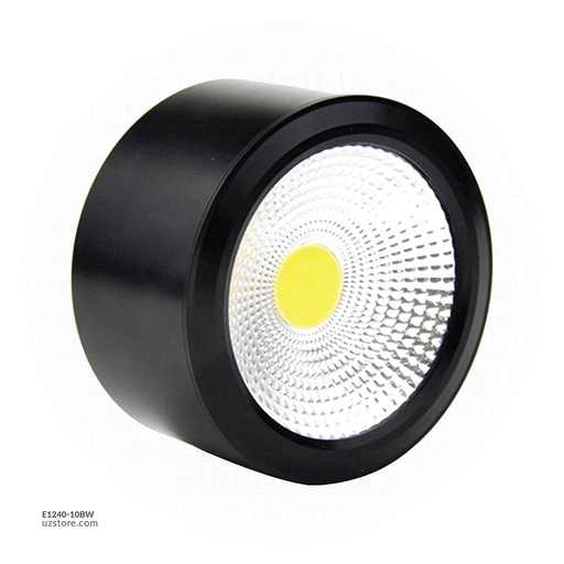 [E1240-10BW] Black Focus Light Warmlight TDM-A003 10W