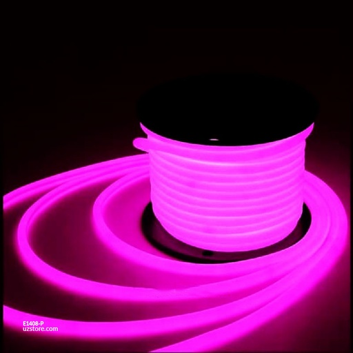 [E1408-P] مصباح نيون 360 درجة وردي