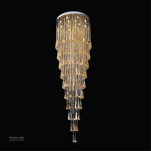 [E1041K-2600]   مصباح ثريا كريستال LED FH-56967