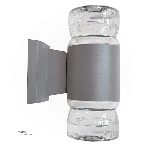 [E1343SL] LED Outdoor Wall LIGHT YH90-14 Silver