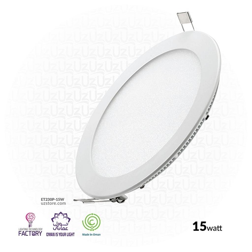 [ET230P-15W] LTF 15W Round Panel light Sigma Warm white