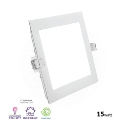 [ET231P-15W] LTF 15W Square Panel light Sigma Warm white
