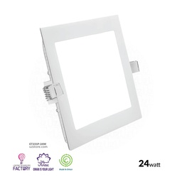[ET231P-24W] LTF 24W Square Panel light Sigma Warm white
