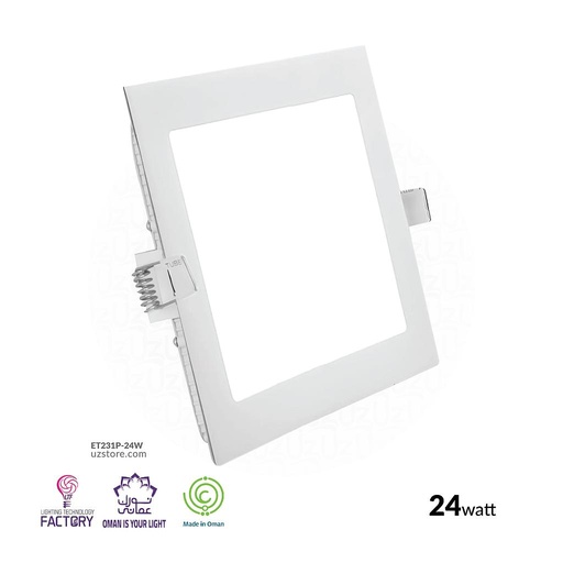 [ET231P-24W] LTF 24W Square Panel light Sigma Warm white