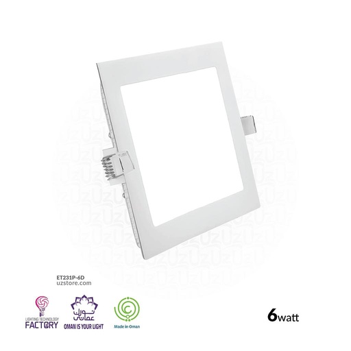 [ET231P-6D] LTF 6W Square Panel light Sigma Daylight