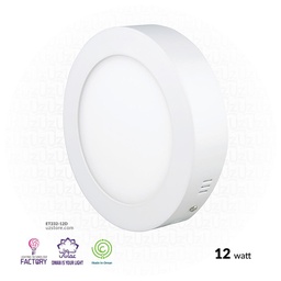 [ET232-12D] LTF 12W Round Surface light RHO Daylight