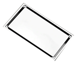 [P4-U5] Chrome Color Brass Floor Drain 9873QCP 10*20