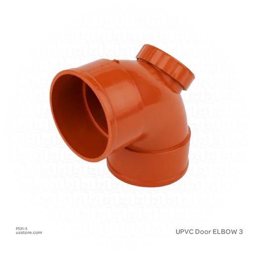 [P531-3] UPVC Door Elbow 3