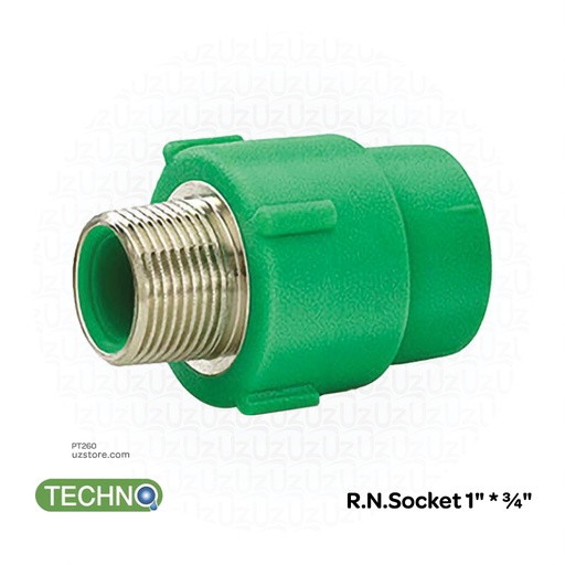 [PT260] R.N.Socket 1" * ¾" Techno