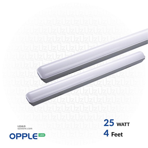 [L224L-25D] OPPLE 4Ft LED Water Proof 25W , 6500K IP65 Day Light 