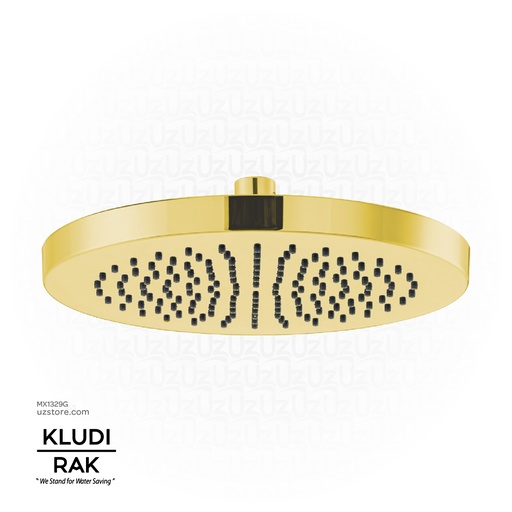[MX1329G] KLUDI RAK Round Shower Head Gold RAK12014.GD1 