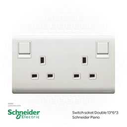 [SSP66] Switch soket Double 13*6*3 Schneider Piano