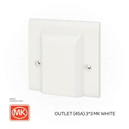 [SMK35] Outlet (45A) 3*3 MK White