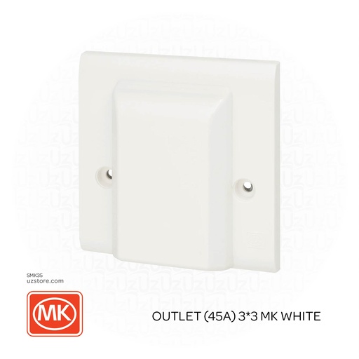 [SMK35] Outlet (45A) 3*3 MK White