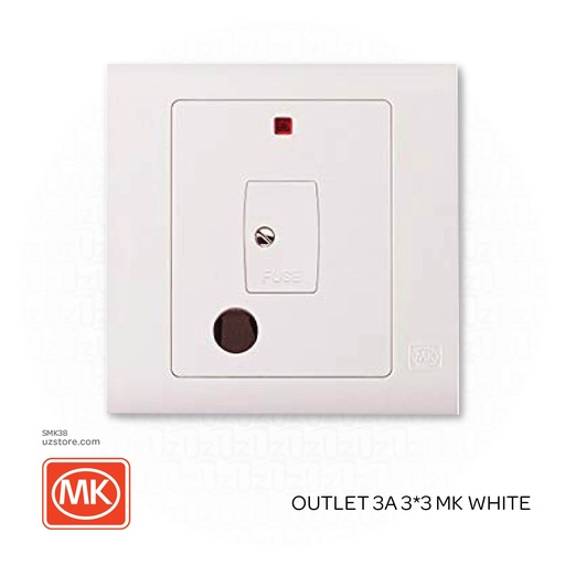 [SMK38] Outlet 3A 3*3 MK White