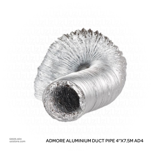 [EA505-AD4] ADMORE Aluminium Duct Pipe 4''x7.5m AD4
