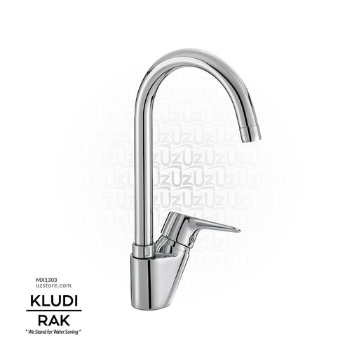 [MX1303] KLUDI RAK SINGLE - LEVER SINK MIXER DN15; SWIVEL SPOUT RAK10050-03