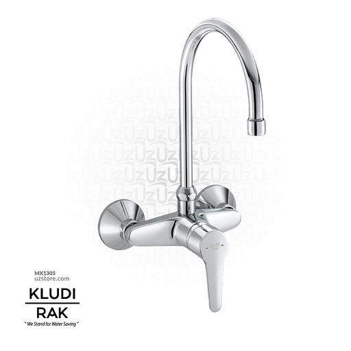 [MX1305] KLUDI RAK Polaris Wall-Mounted Single Lever Sink Mixer,
RAK10028SU