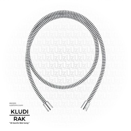 [MX1323] RAK6105605 LOGO FLEX HOSE; PLASTIC COVER, WITH METTALIC LOOK,G 1/2 x 1/2 x 1500mm