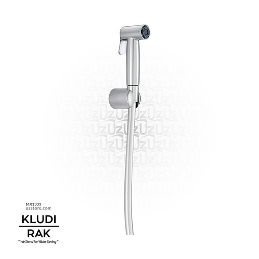 [MX1333] KLUDI RAK ABS Chrome Shattaf With Supreme Hose And Wall Holder RAK32007