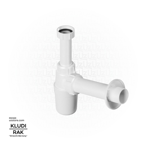 [MX1491] KLUDI RAK Polypropylene Bottle trap 11/4 inch RAK22015