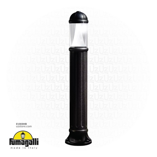 [E1303MB] FUMAGALLI SAURO BOLLARD 1100MM RESIN LOUVRE  BK Made in Italy 