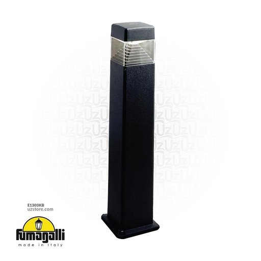 [E1303KB] FUMAGALLI EASTER BOLLARD 800MM GX53 10W 3000K  BK Made in Italy 