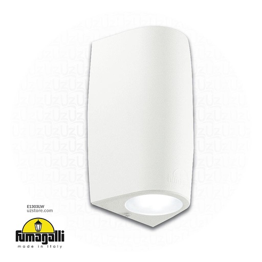 [E1303LW] FUMAGALLI MARTA 90 WALL 2L GU10 7W WH Made in Italy 